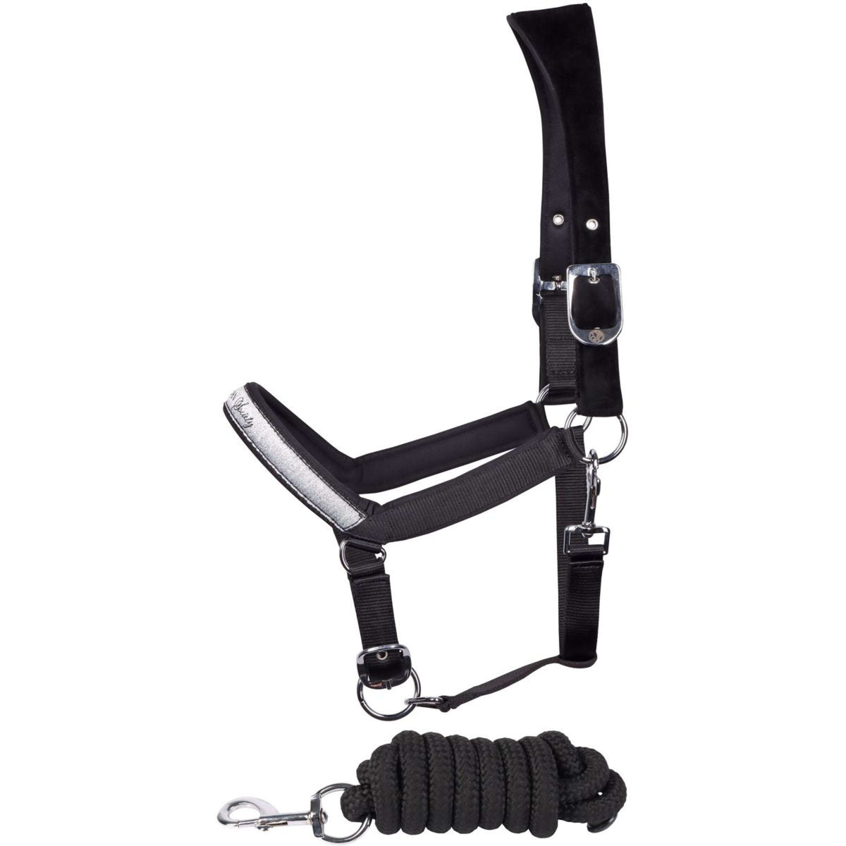 Harry's Horse Head Collar Set Rabat Jet Black