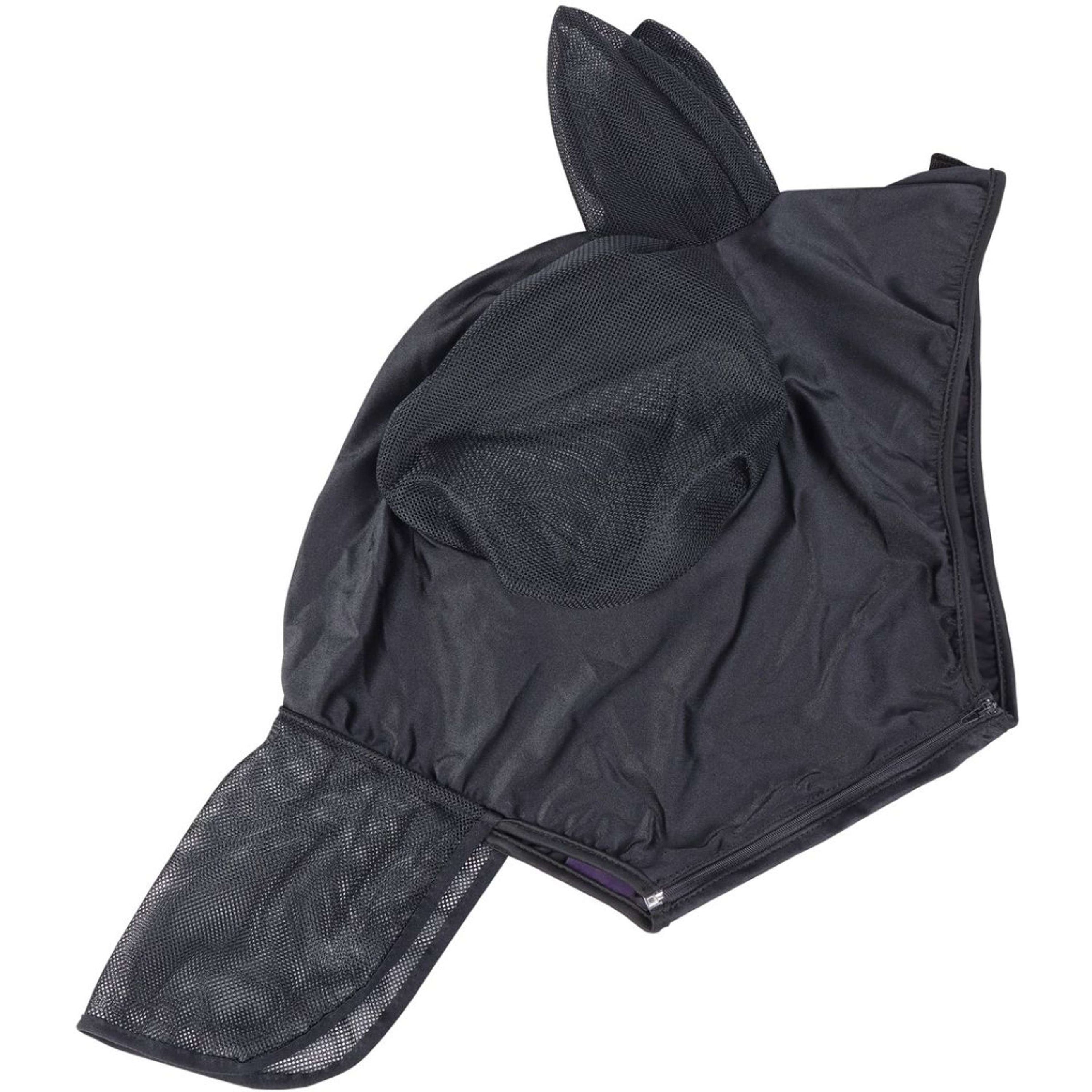 Harry's Horse Fly Mask SkinFit with Ears and Nose Black Harry's Horse Fly Mask SkinFit with Ears and Nose Black