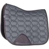 Harry's Horse Saddlepad 3D Mesh Dressage Silver Grey