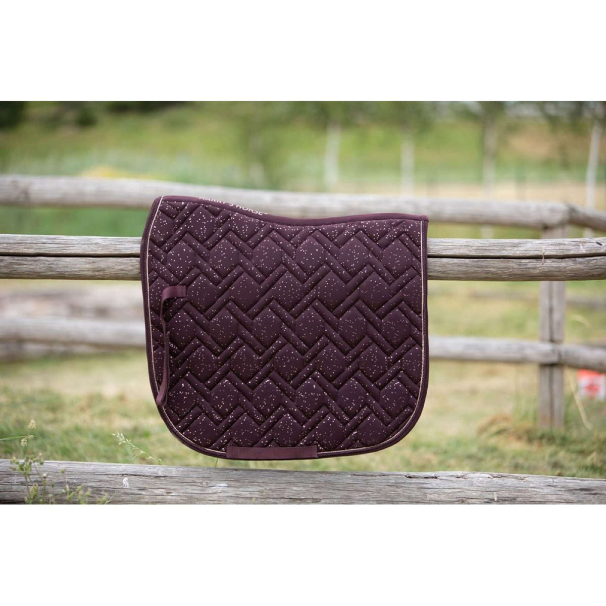 Harry's Horse Saddlepad EQS Burgundy Dressage Bordeaux