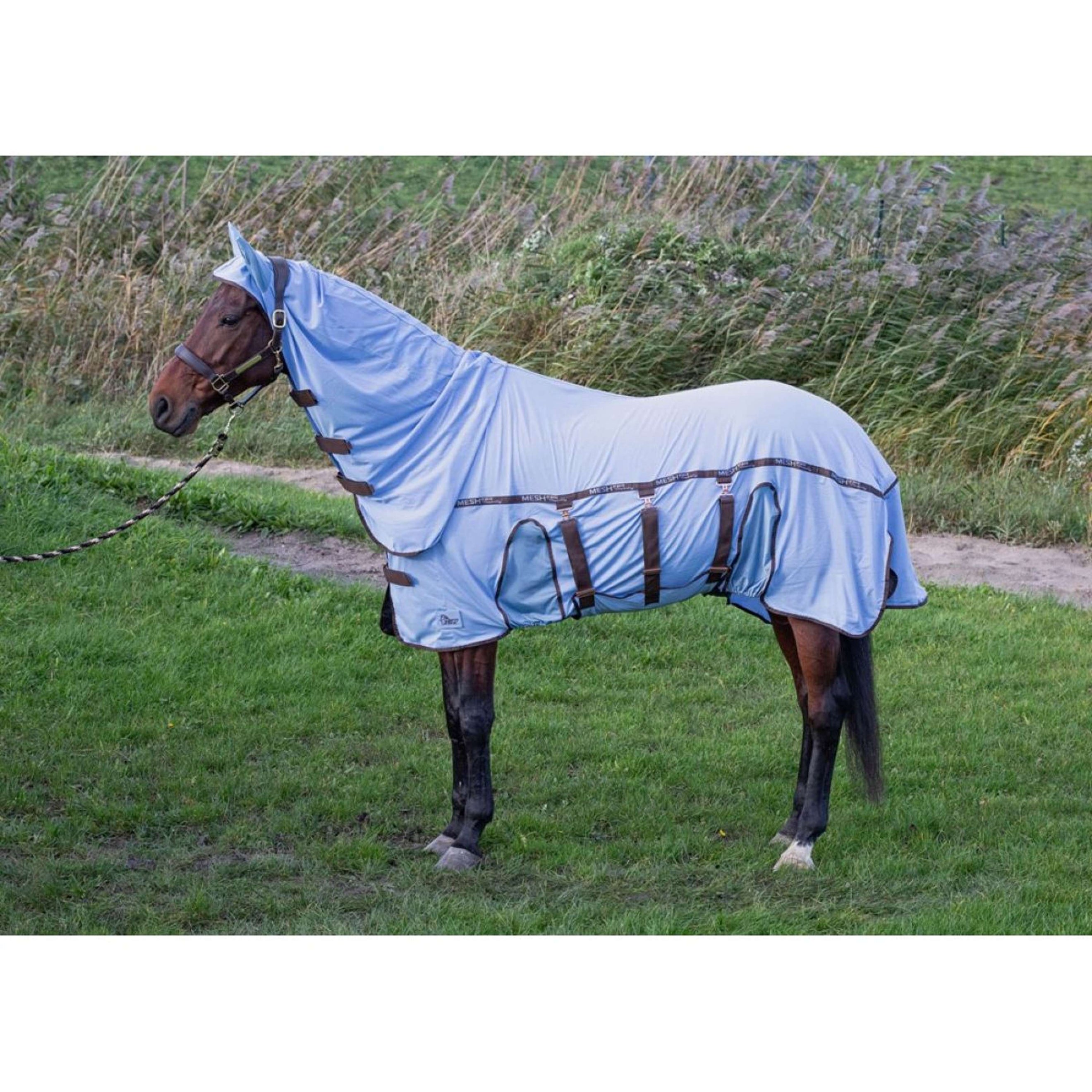 Harry's Horse Fly Rug Mesh Pro Belly Blue