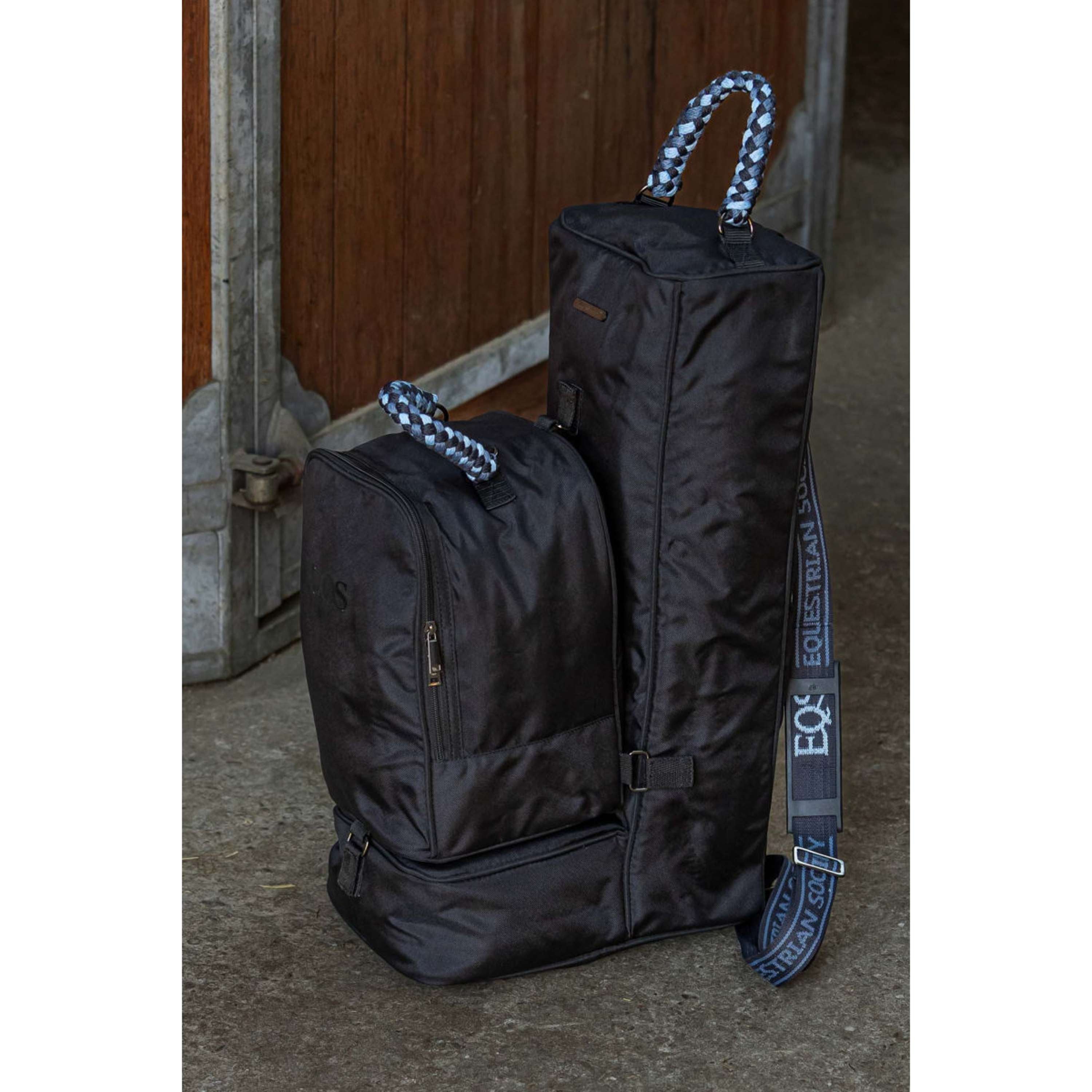 Harry's Horse Boot Bag EQS AW26 with Removable Cap Bag Black-Sand