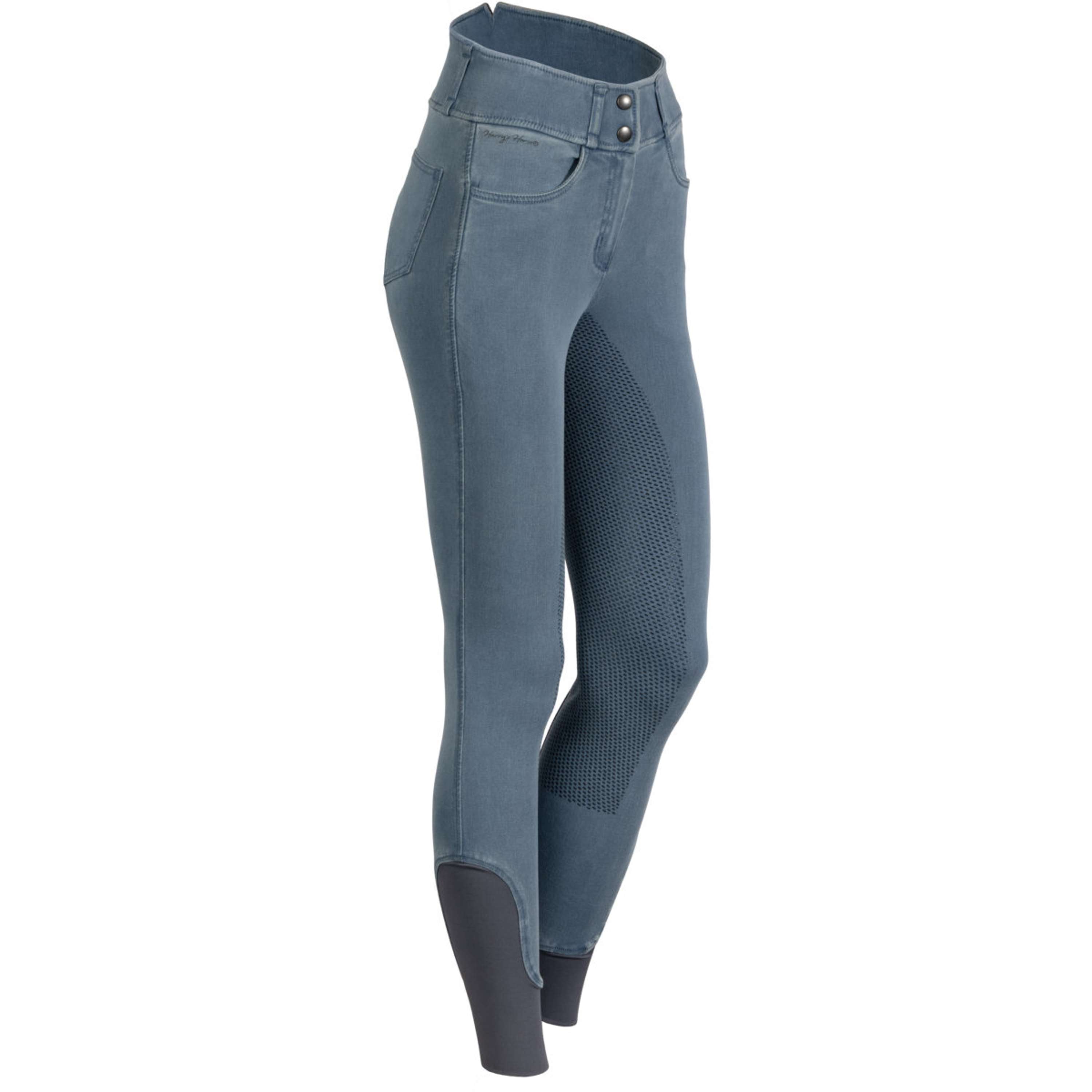 Harry's Horse Breeches Trendy Denim Full Grip Flint Stone