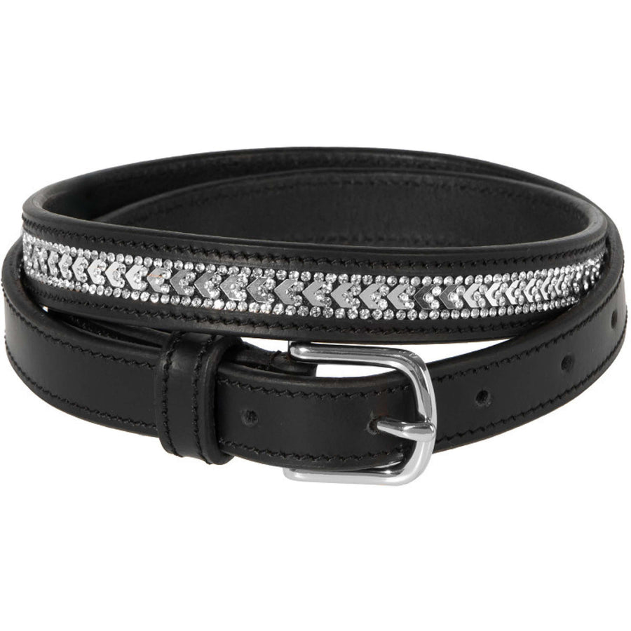Harry's Horse Belt Sparkling Arrow Leather Black/Silver