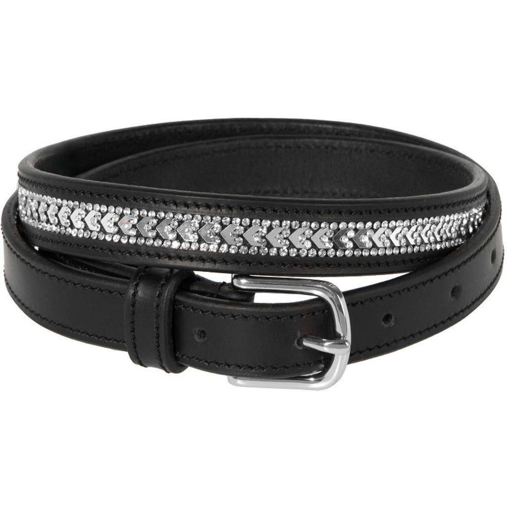 Harry's Horse Belt Sparkling Arrow Leather Black/Silver
