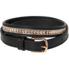 Harry's Horse Belt Sparkling Arrow Leather Black/Rosegold