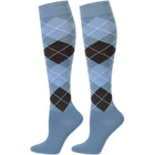 Harry's Horse Riding Socks Argyle Flint Stone