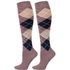 Harry's Horse Riding Socks Argyle Flint