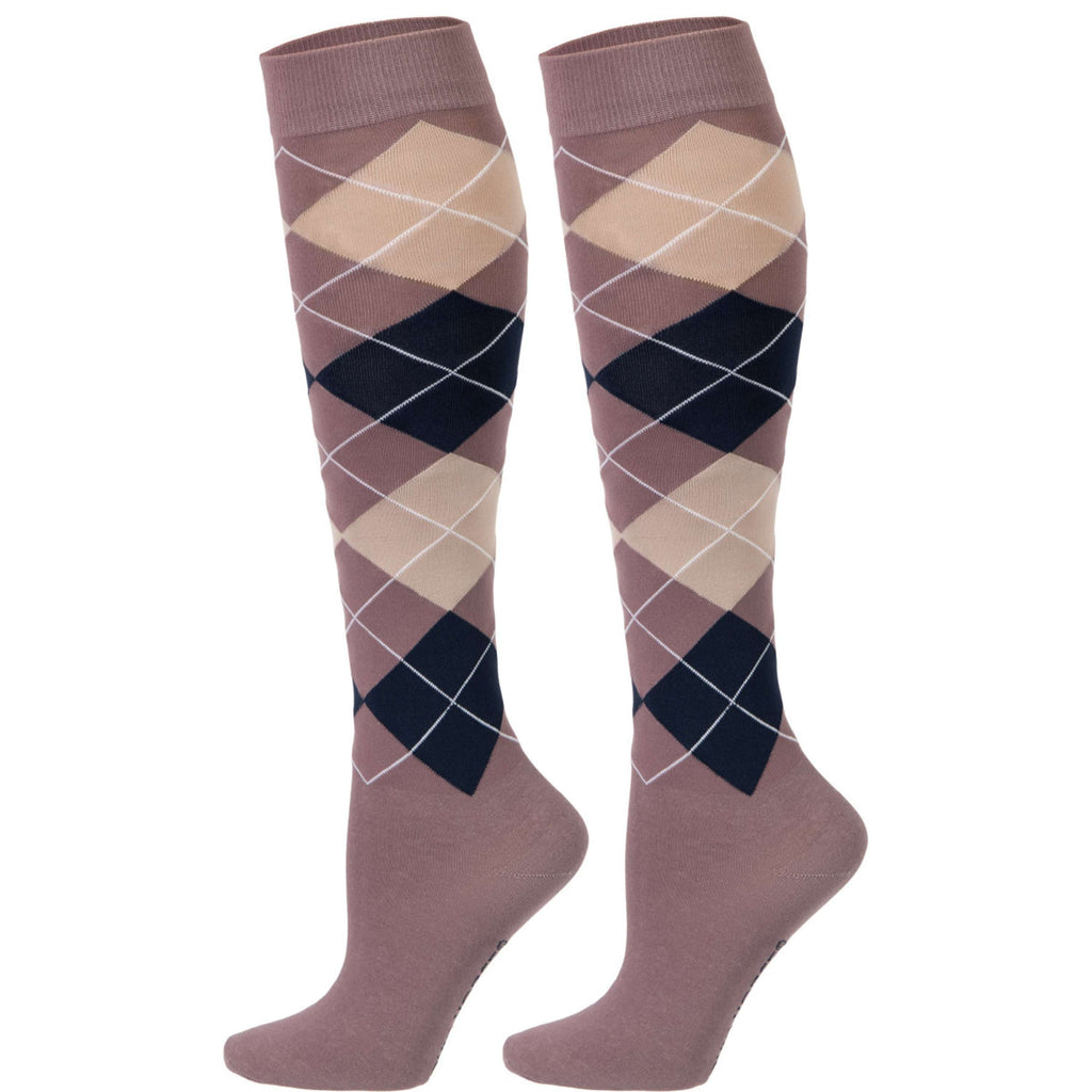 Harry's Horse Riding Socks Argyle Flint