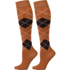 Harry's Horse Riding Socks Argyle Mocha-Bisque