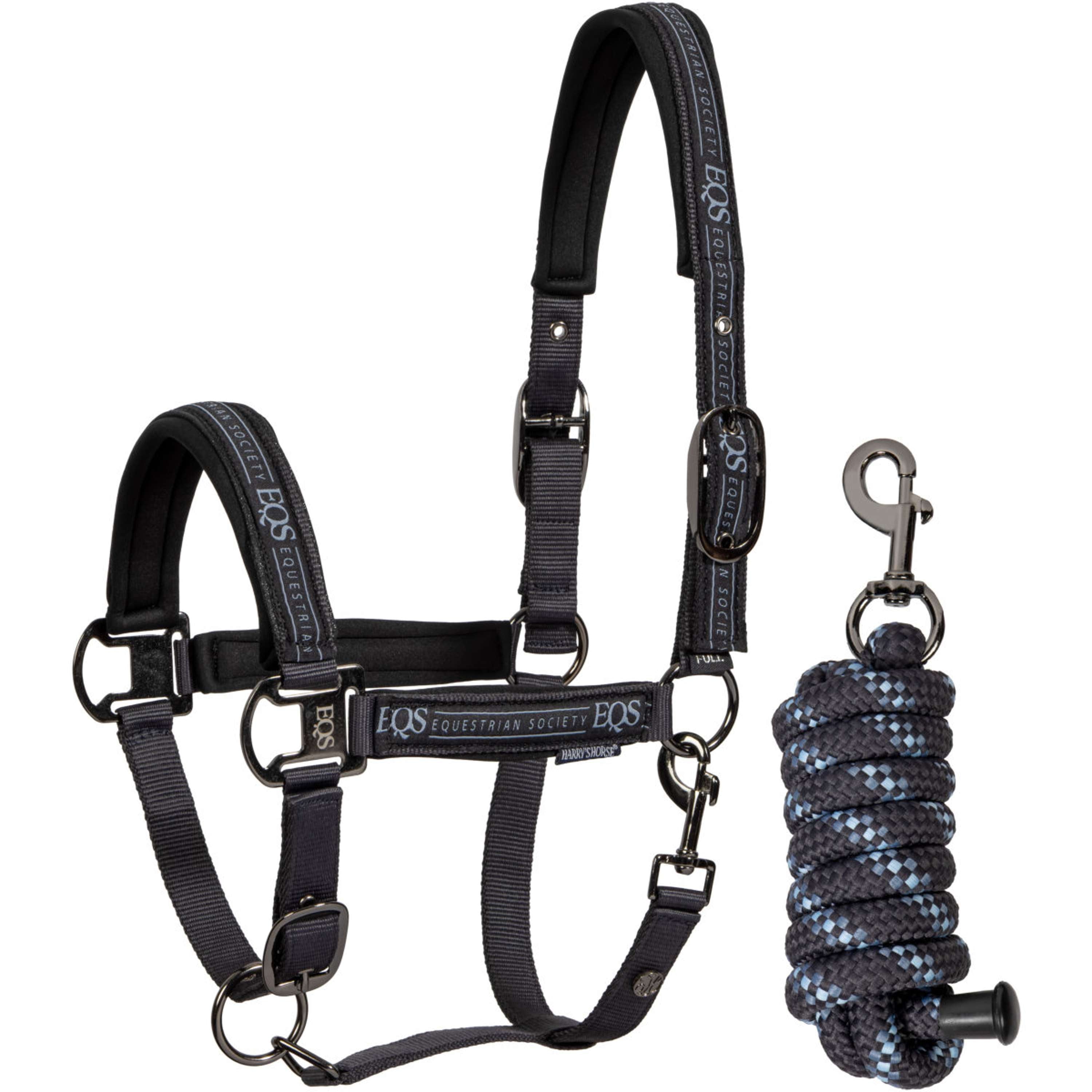 Harry's Horse Halter Set EQS Black-Sand