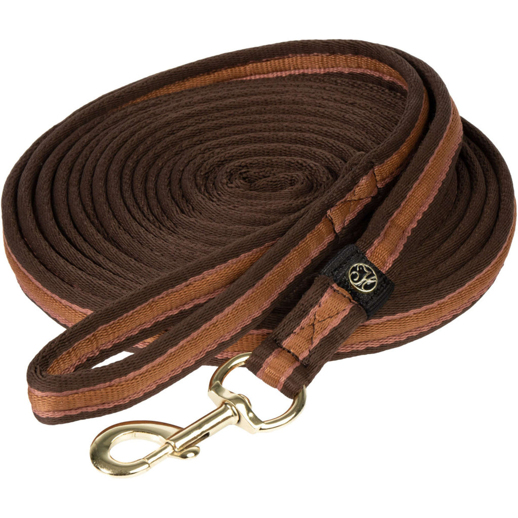Harry's Horse Lunging Side Rope Soft Stripe Bracken