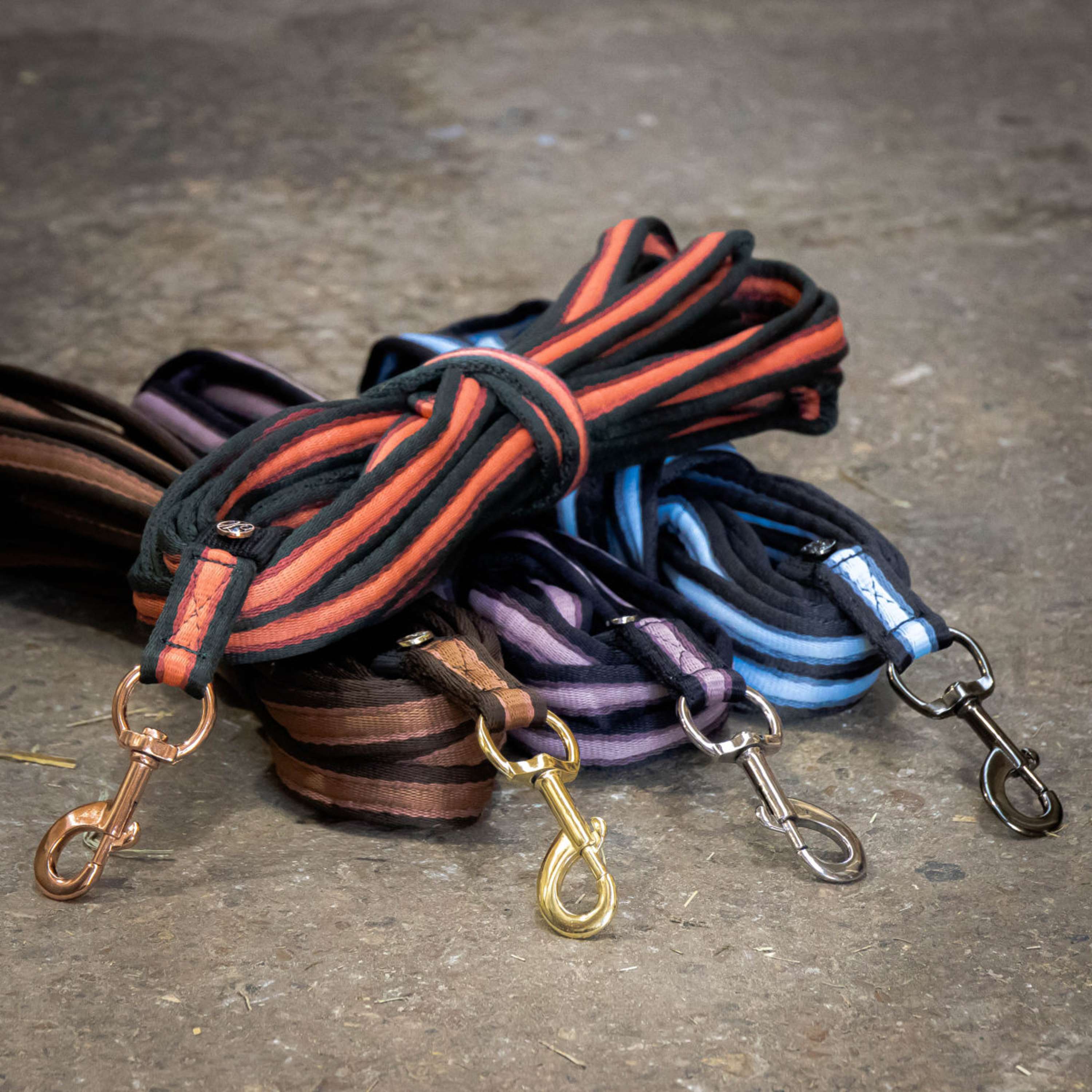 Harry's Horse Lunging Side Rope Soft Stripe Duffel Bag