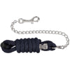Harry's Horse Lead Rope Comfort with Chain Navy
