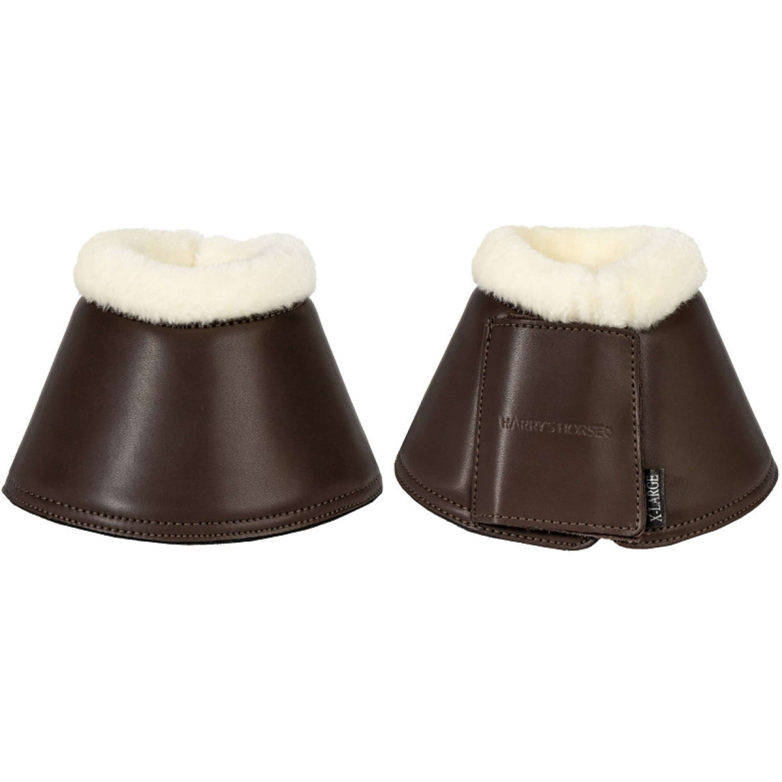 Harry's Horse Bell Boots Excellent Faux Fur Brown