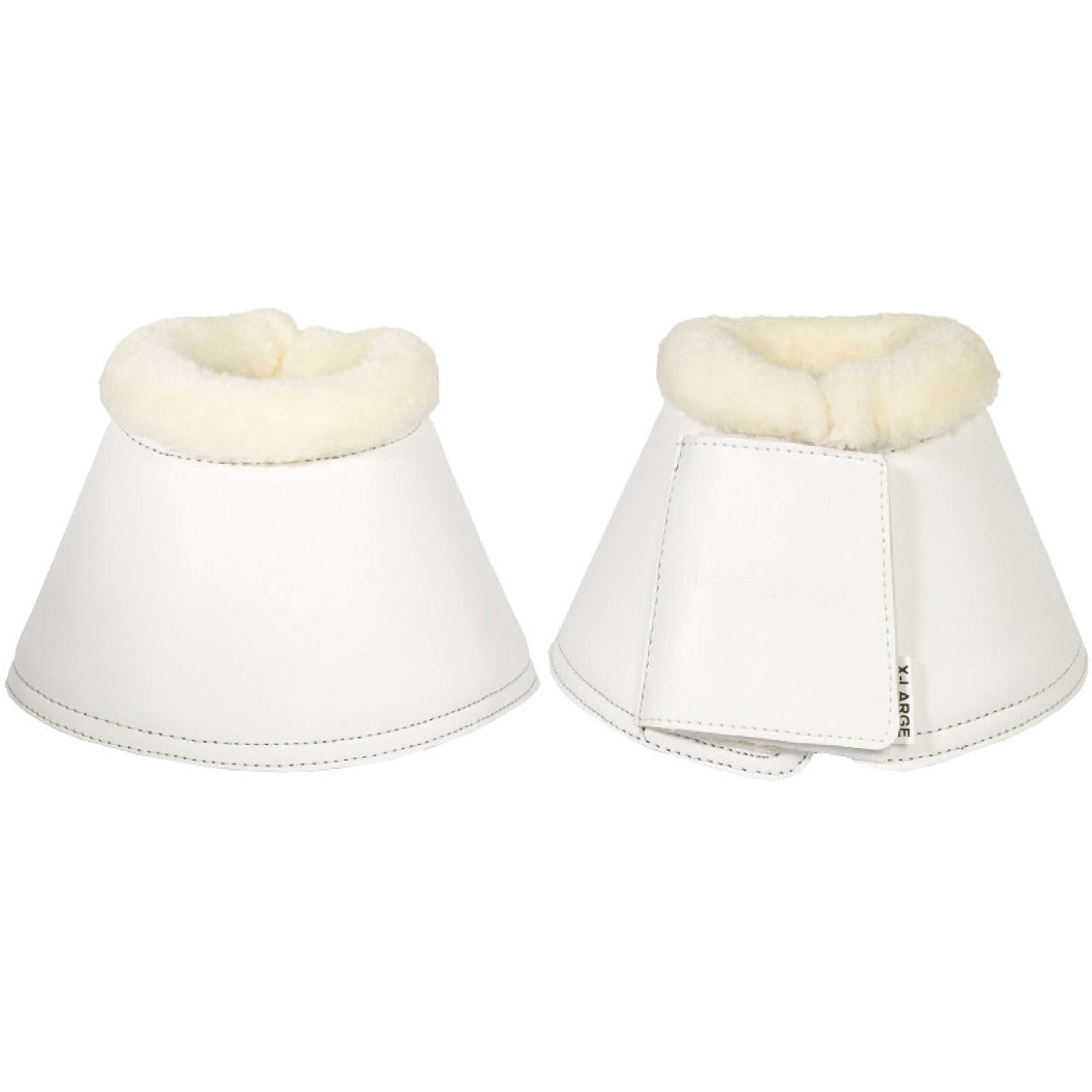 Harry's Horse Bell Boots Excellent Faux Fur White