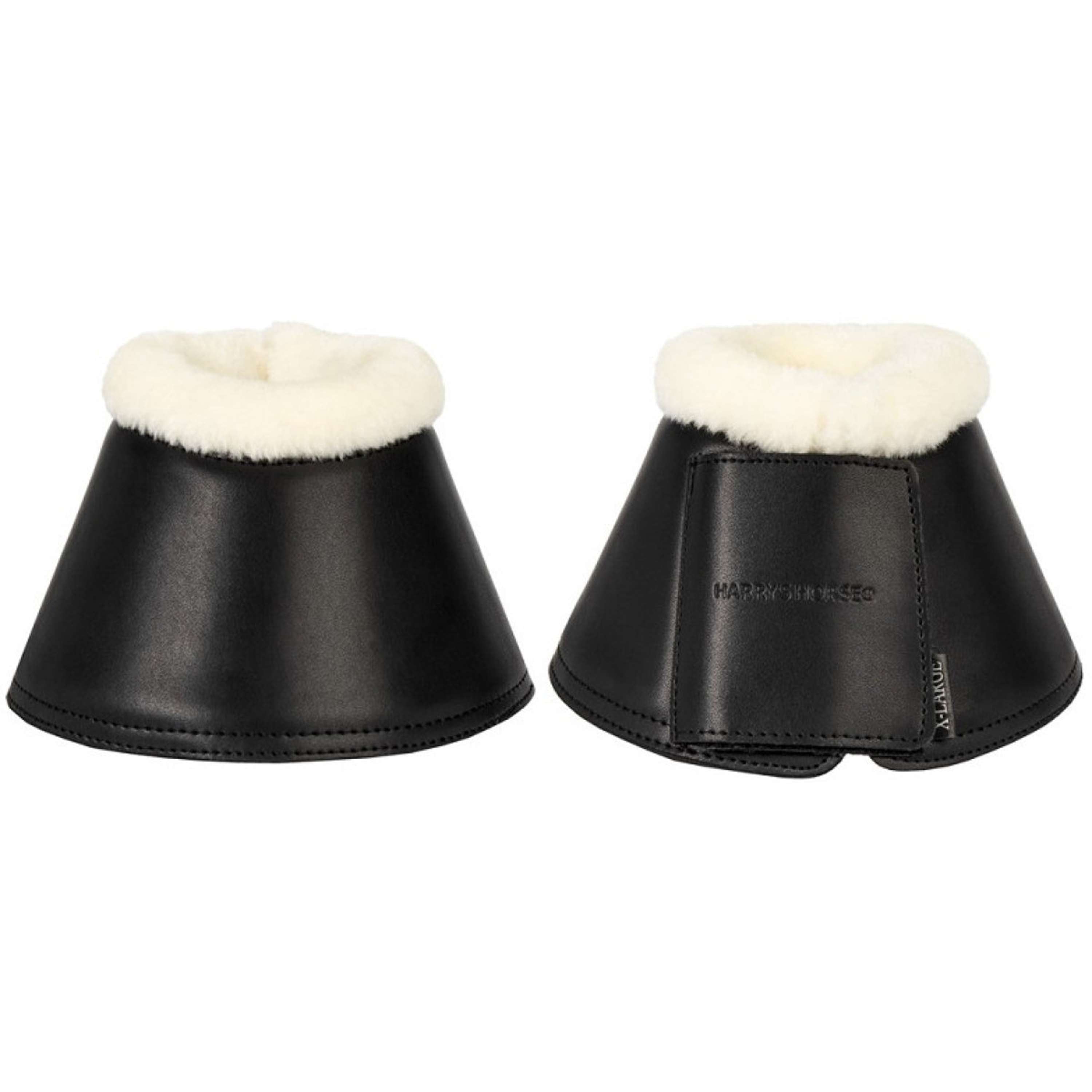 Harry's Horse Bell Boots Excellent Faux Fur Black