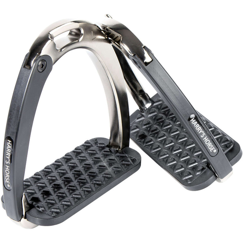 Harry's Horse Safety Stirrups Safe Release Gunmetal