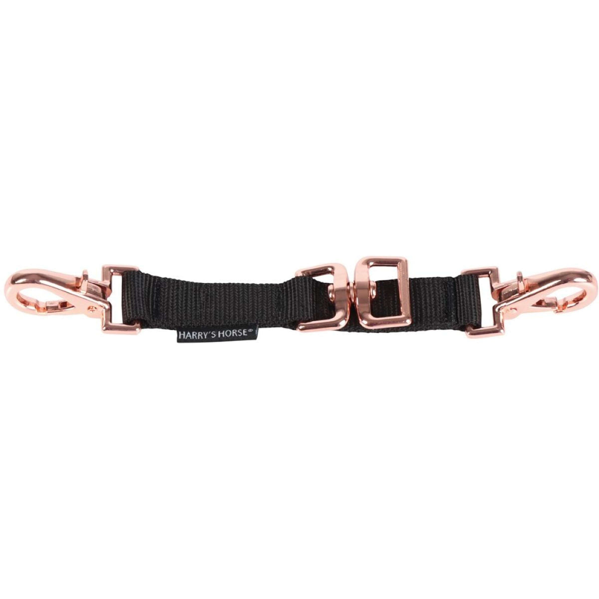 Harry's Horse Lunge Bridle Bit Rosegold Black