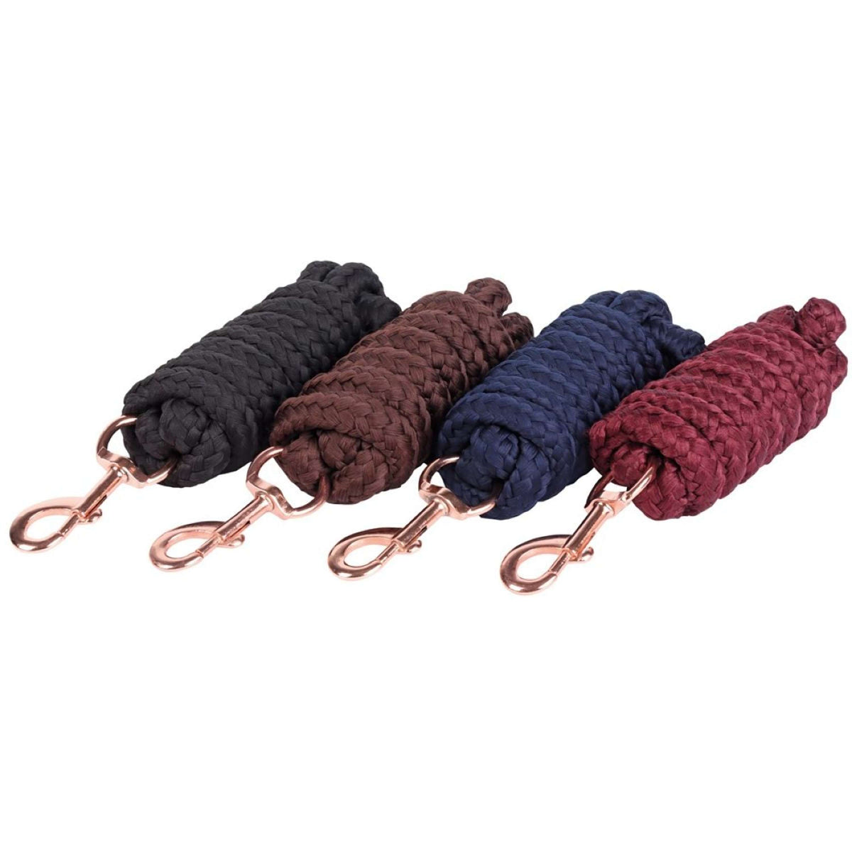 Harry's Horse Lead Rope Soft Musketon Rosegold 1.8m Navy