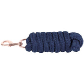 Harry's Horse Lead Rope Soft Musketon Rosegold 1.8m Navy