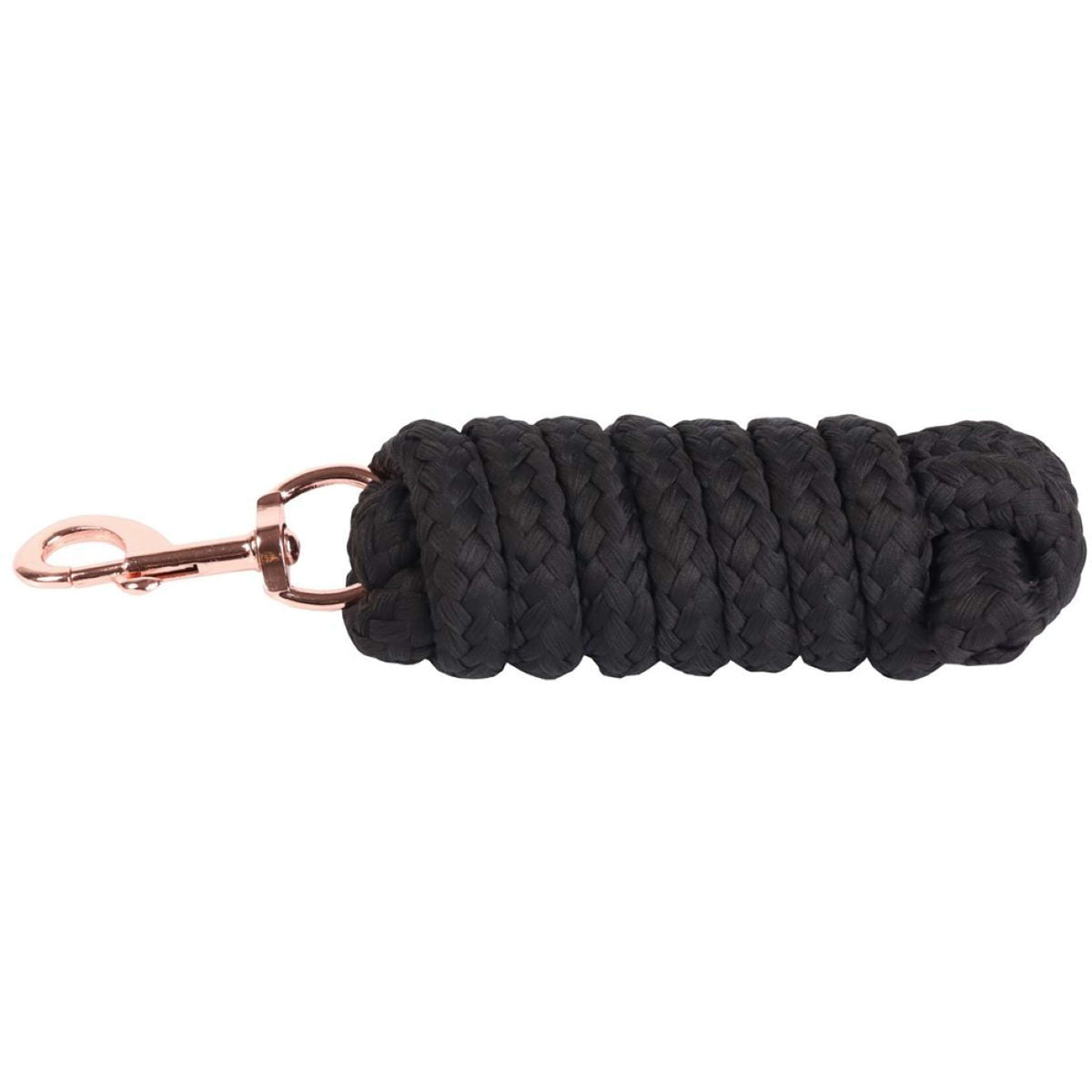 Harry's Horse Lead Rope Soft Musketon Rosegold 1.8m Black