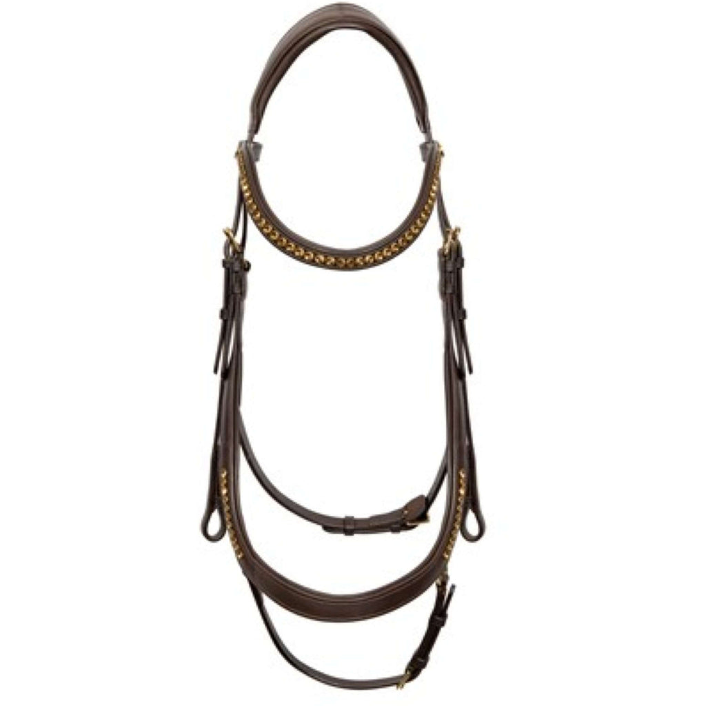 Harry's Horse Bridle Anatomic Gold Brown