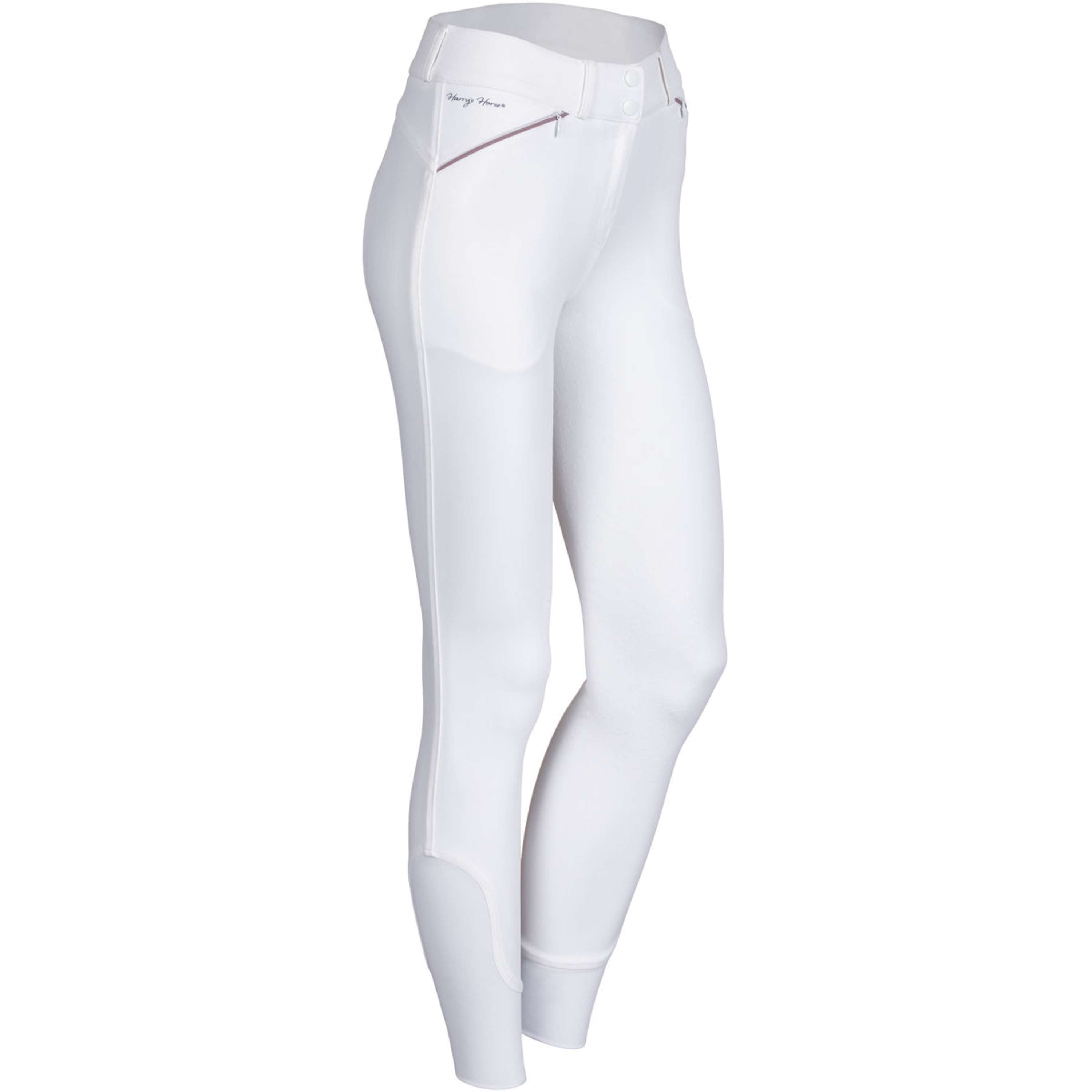 Harry's Horse Breeches Mauve Blush Full Grip White