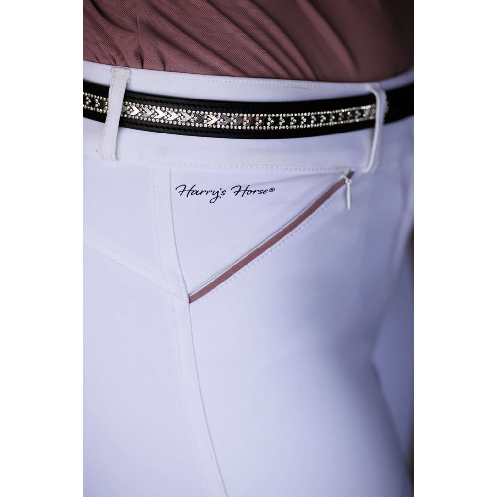 Harry's Horse Breeches Mauve Blush Full Grip White
