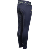 Harry's Horse Riding Legging Equitights STOUT! Lime Full Grip Navy