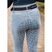 Harry's Horse Breeches Just Ride Retro Full Grip Lightblue