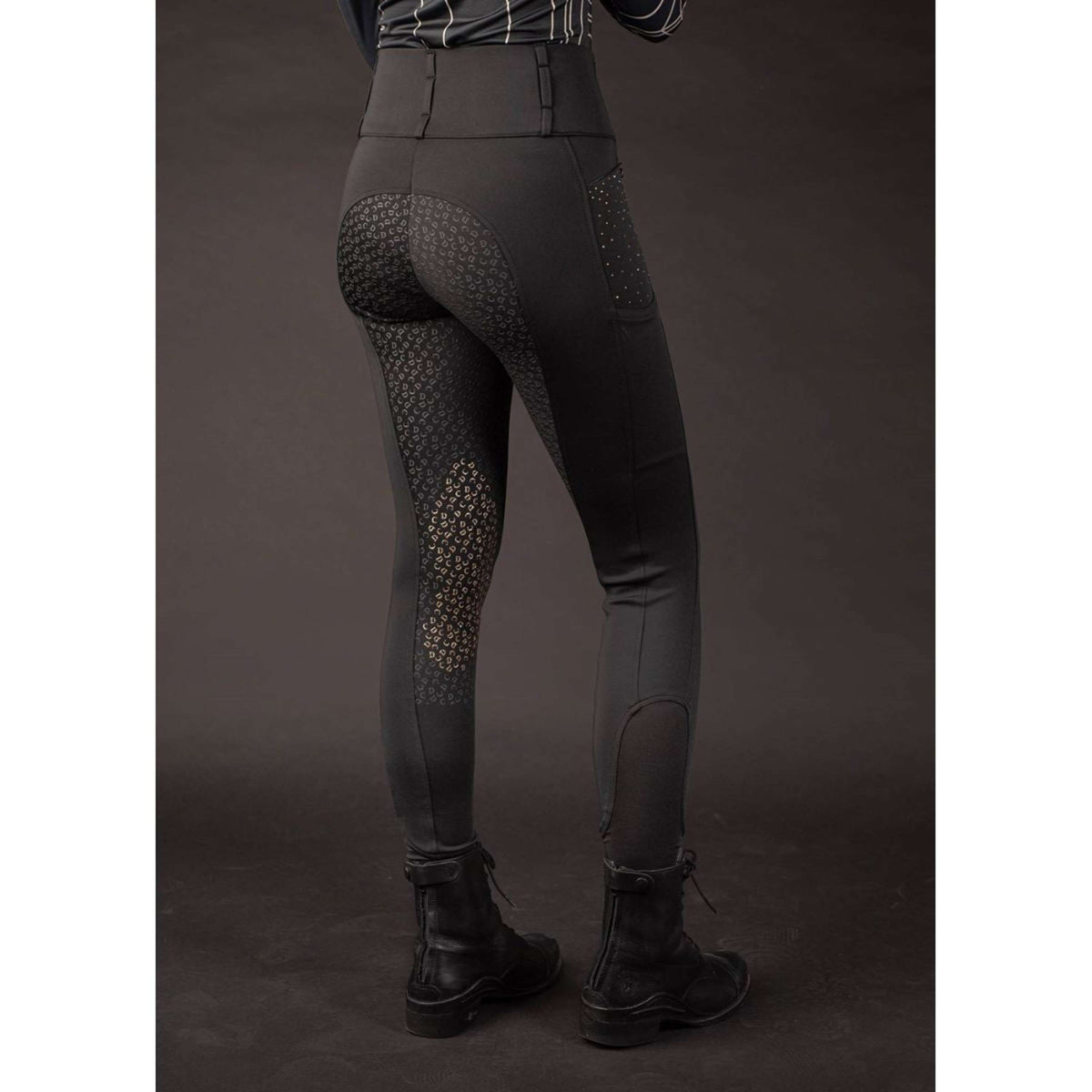 Harry's Horse Riding Legging Equitights Denici Cavalli Stardust Full Grip Black