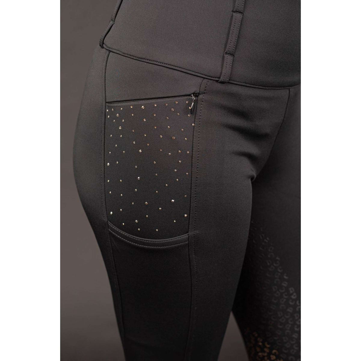 Harry's Horse Riding Legging Equitights Denici Cavalli Stardust Full Grip Black