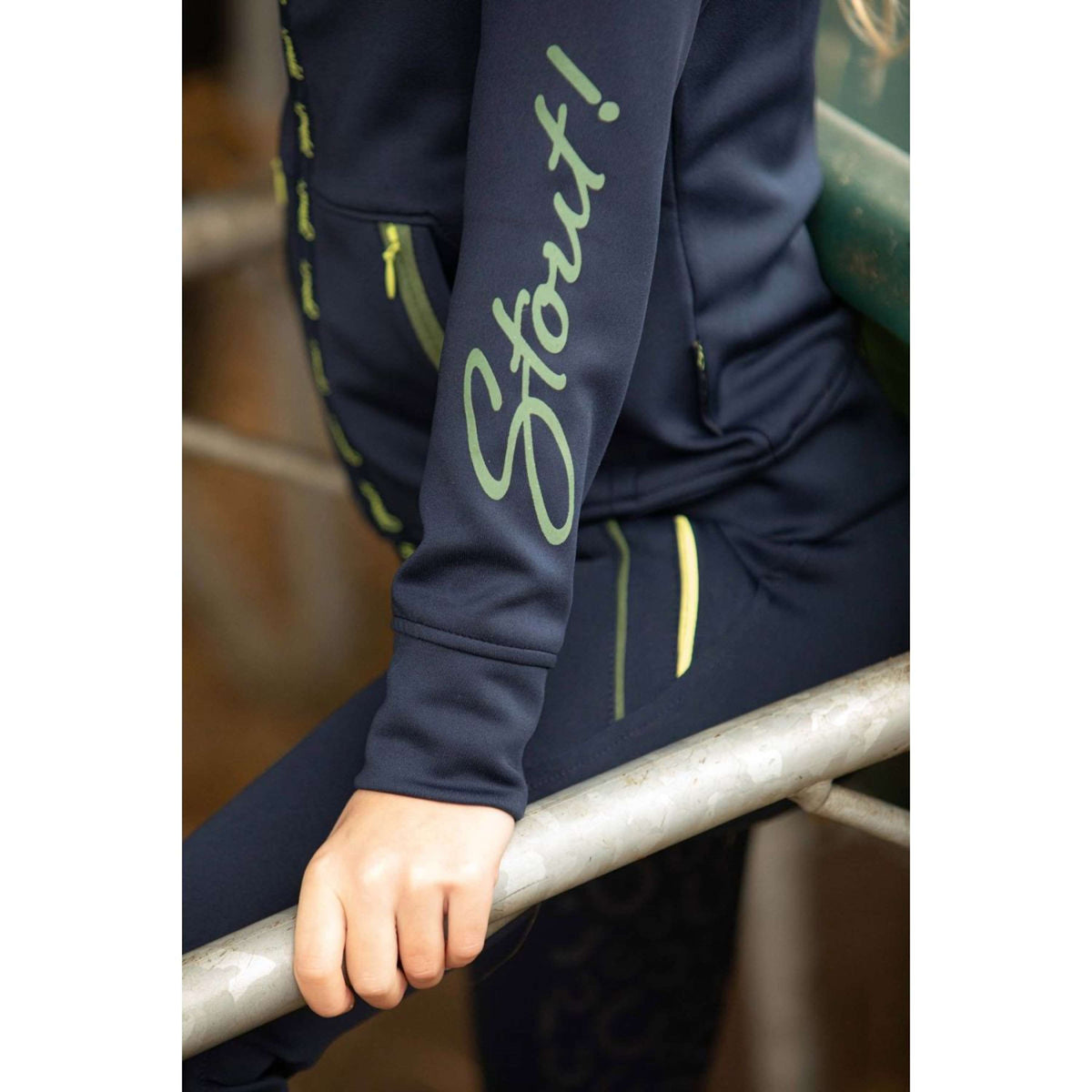 Harry's Horse Zip-Hoodie STOUT! Lime Navy
