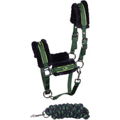 Harry's Horse Head Collar Set STOUT! Soft Lime Army Green