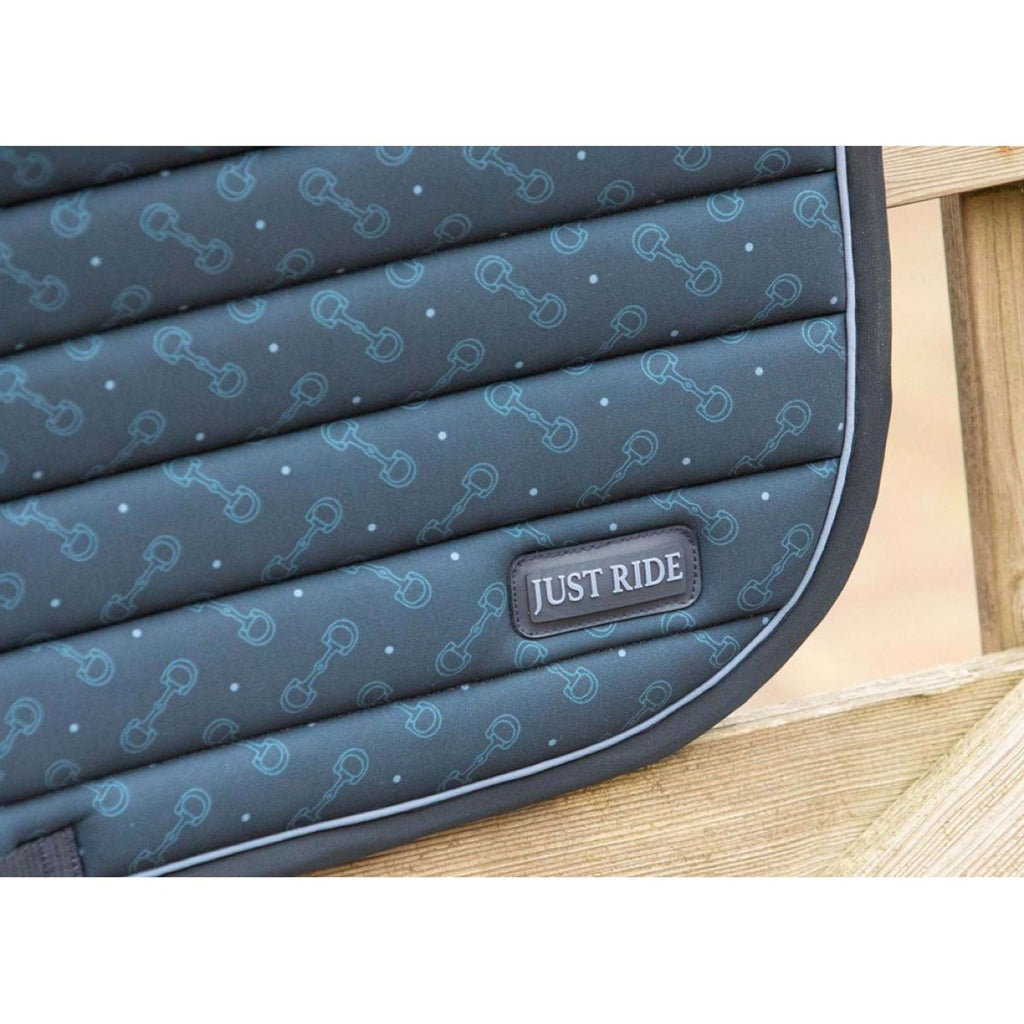 Harry's Horse Saddlepad Just Ride Retro Dressage Navy