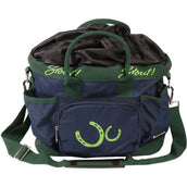 Harry's Horse Grooming Bag STOUT! Lime Filled Navy