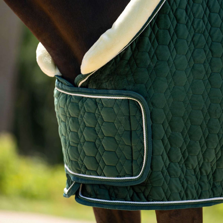HB Ruitersport Show Rug Special Peach Forest Green