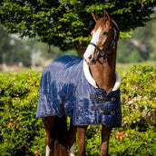 HB Harry & Hector Show Rug Fluffy Hood Navy