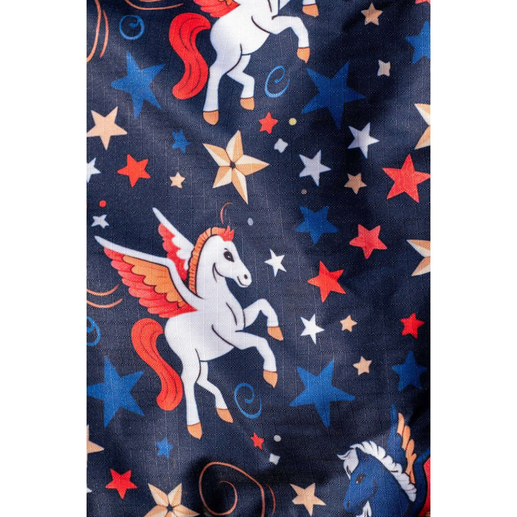 HB Outdoor Rug navy flying horse