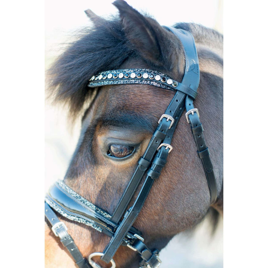 HB Bridle Rocky Glitter/Black