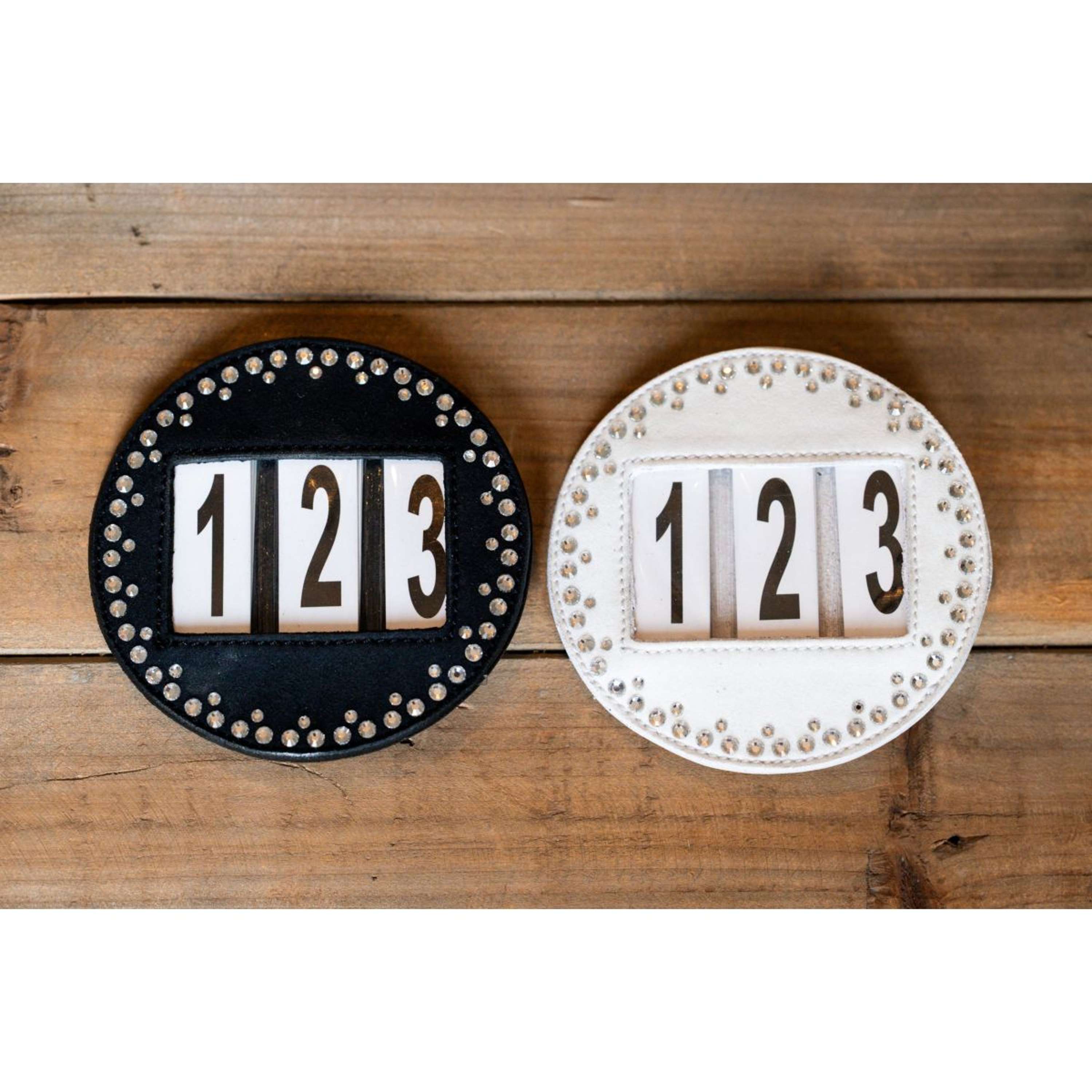 HB Competition Numbers Hot Fix White