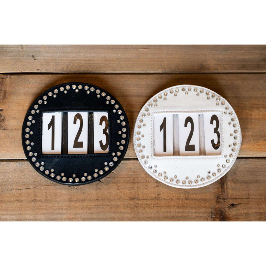 HB Competition Numbers Hot Fix White