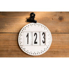HB Competition Numbers Hot Fix White