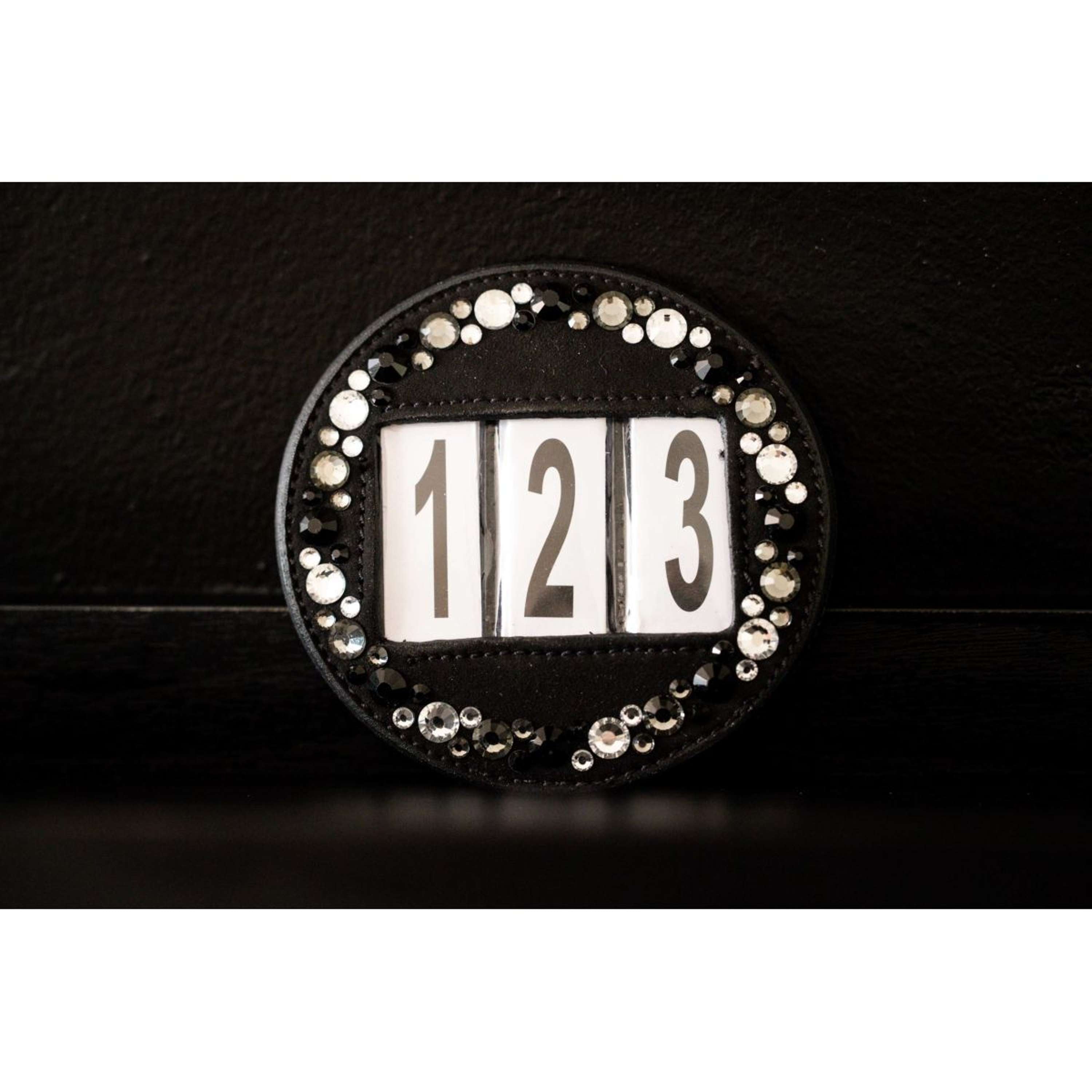 HB Ruitersport Bridle Numbers Showtime Dark Eagle Black