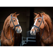 HB Showtime Bridle Snowflake Black/White