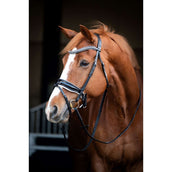 HB Showtime Bridle Snowflake Black/White