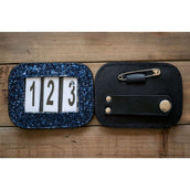 HB Bridle Numbers Showtime Glitter Navy