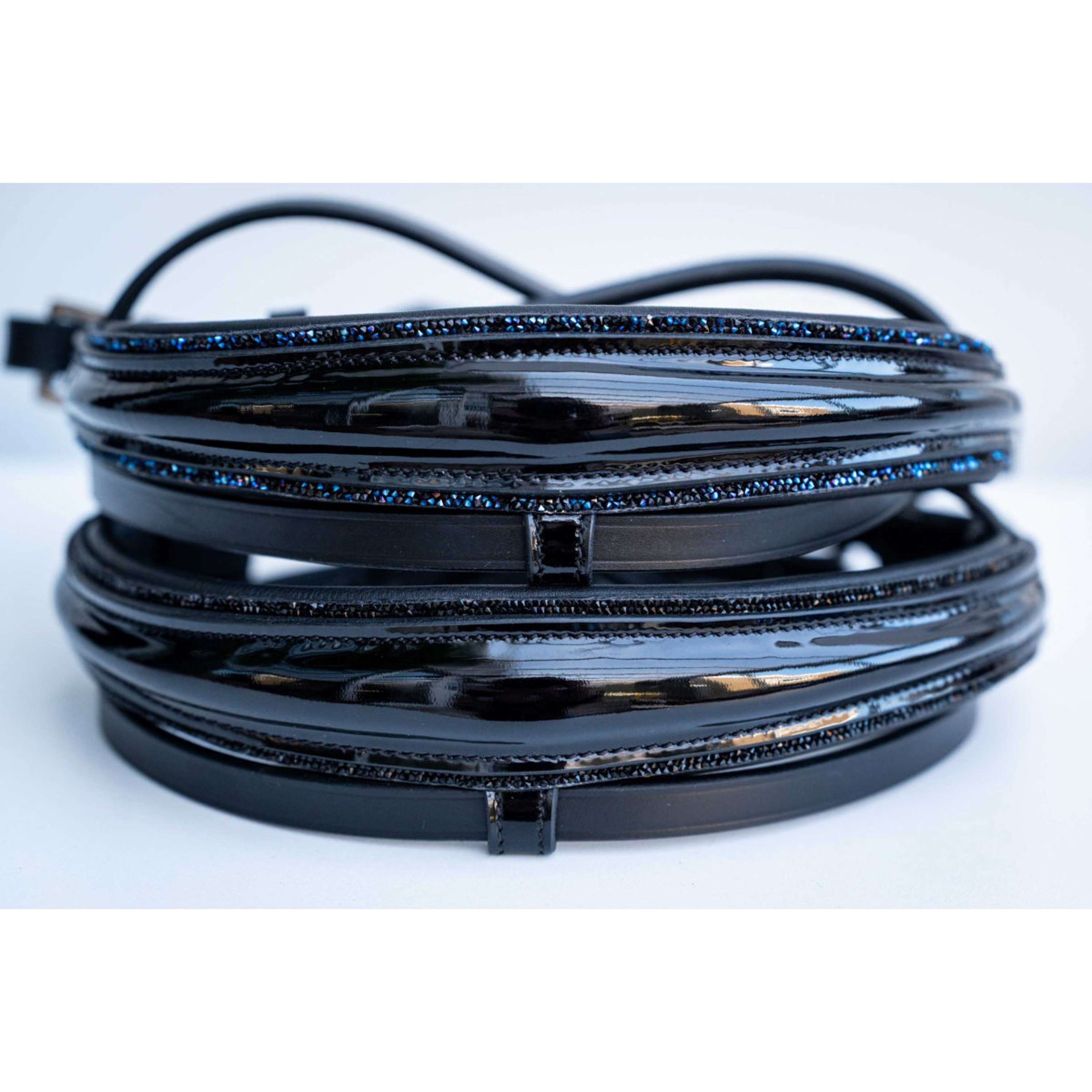 HB Nose Band Showtime Special Shape Black/Black Glitter
