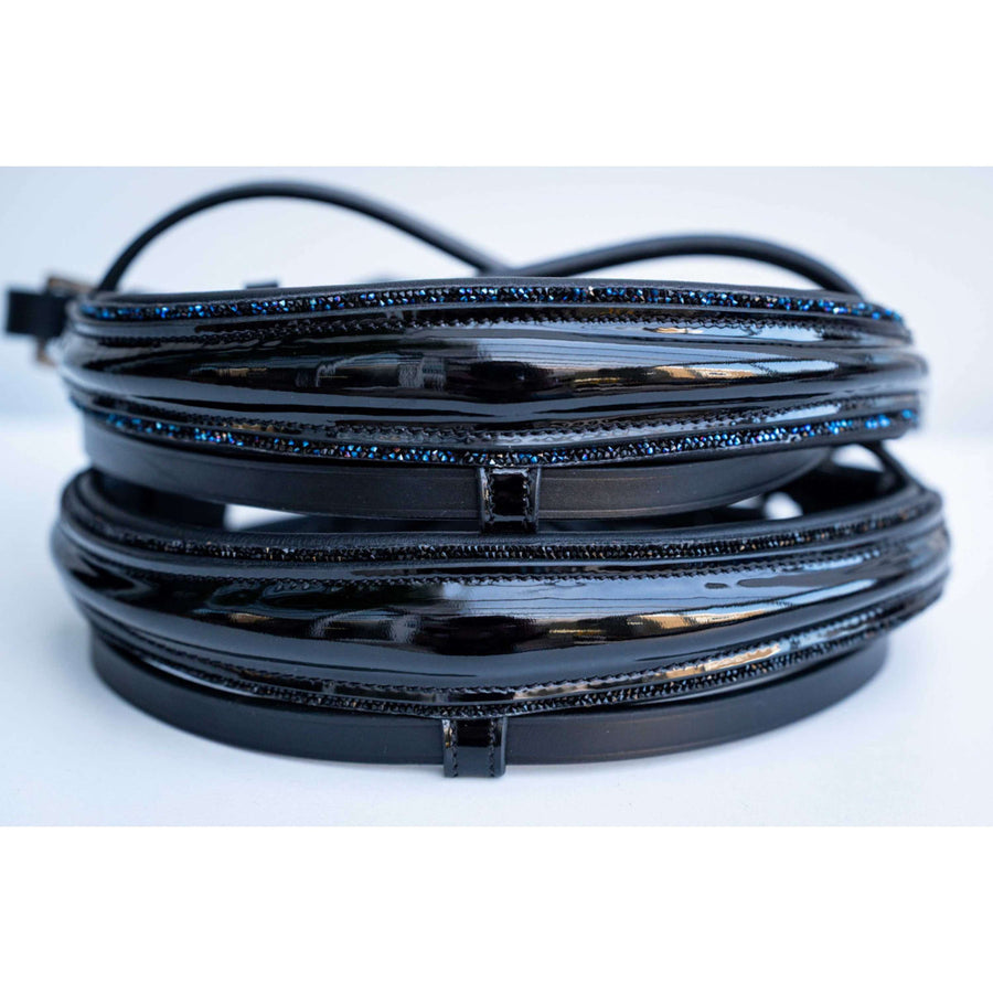 HB Nose Band Showtime Special Shape Black/Black Glitter